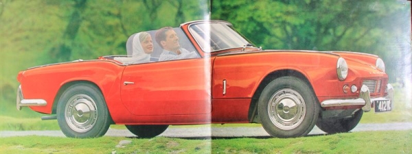 Triumph Spitfire 4 Modelprogram 1965 Carbrochure (3132)